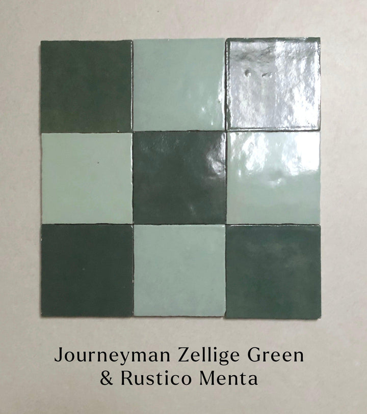 Journeyman Zellige Green 10 x 10cm