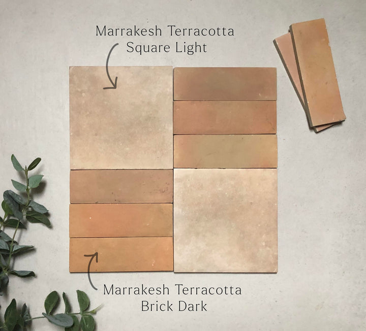 Marrakesh Terracotta Square Light Matt 15cm x 15cm