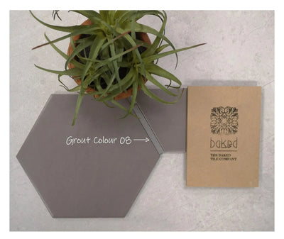 job lot 9 4m hexagon studio grey 17 5cm x 20cm