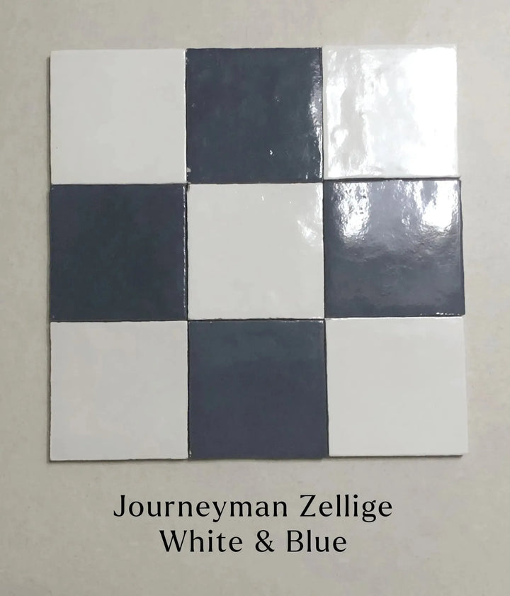 journeyman zellige blue 10 x 10cm journeyman zellige blue 10cm x 10cm
