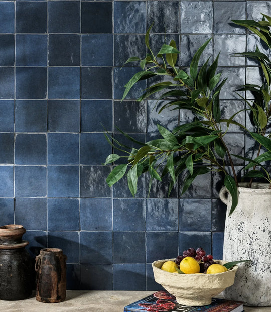 Journeyman Zellige Blue 10 x 10cm