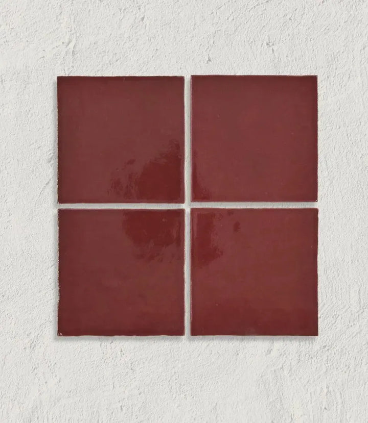 Journeyman Zellige Bordeaux 10cm x 10cm