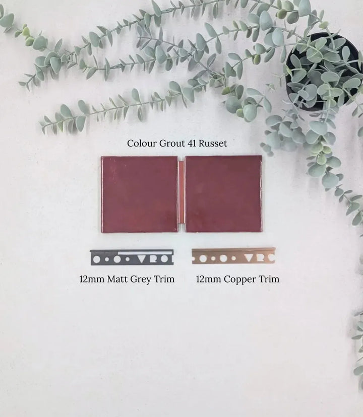 Journeyman Zellige Bordeaux 10cm x 10cm