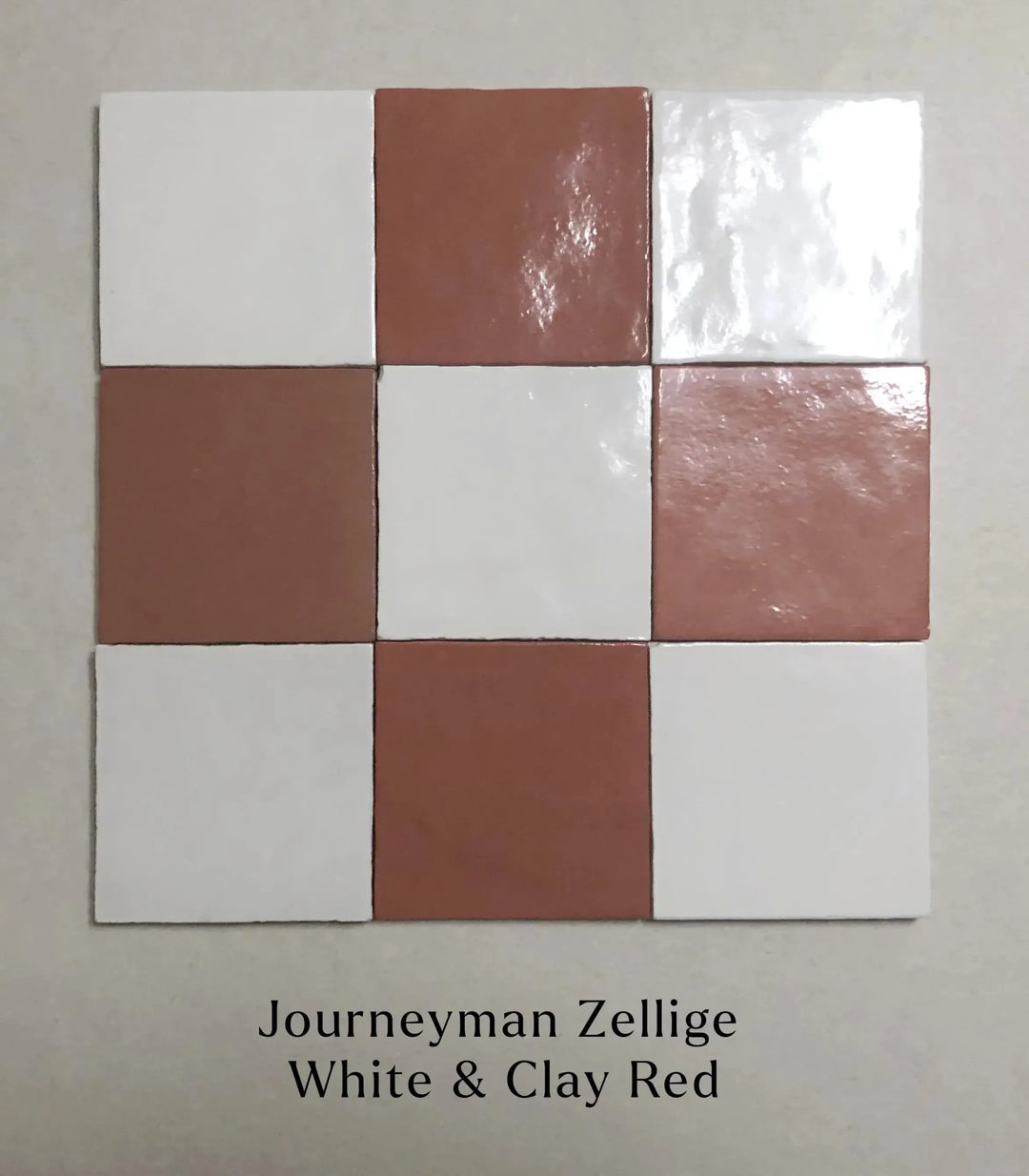 Journeyman Zellige Clay Red 10cm x 10cm