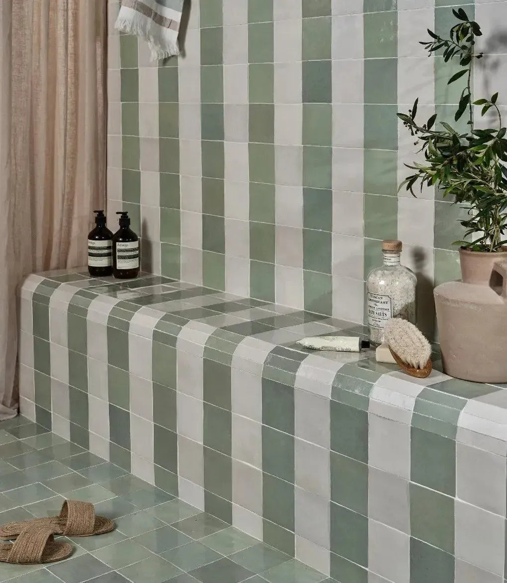 Journeyman Zellige Mint 10cm x 10cm