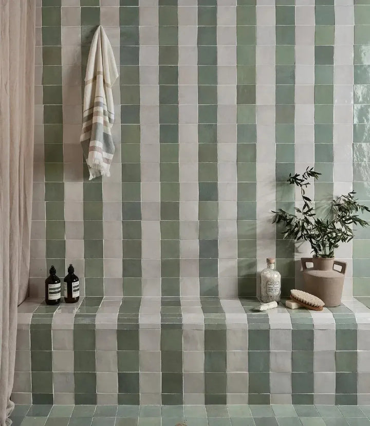 Journeyman Zellige Mint 10cm x 10cm