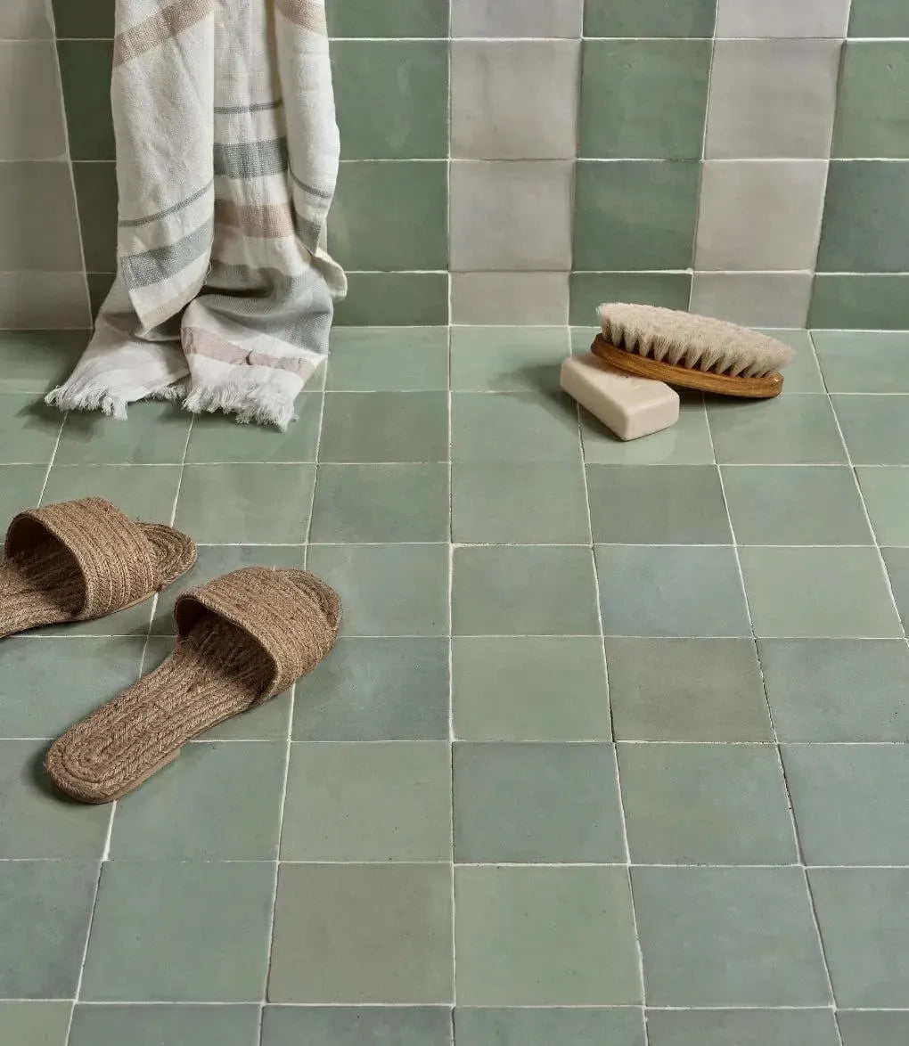 Journeyman Zellige Mint 10cm x 10cm