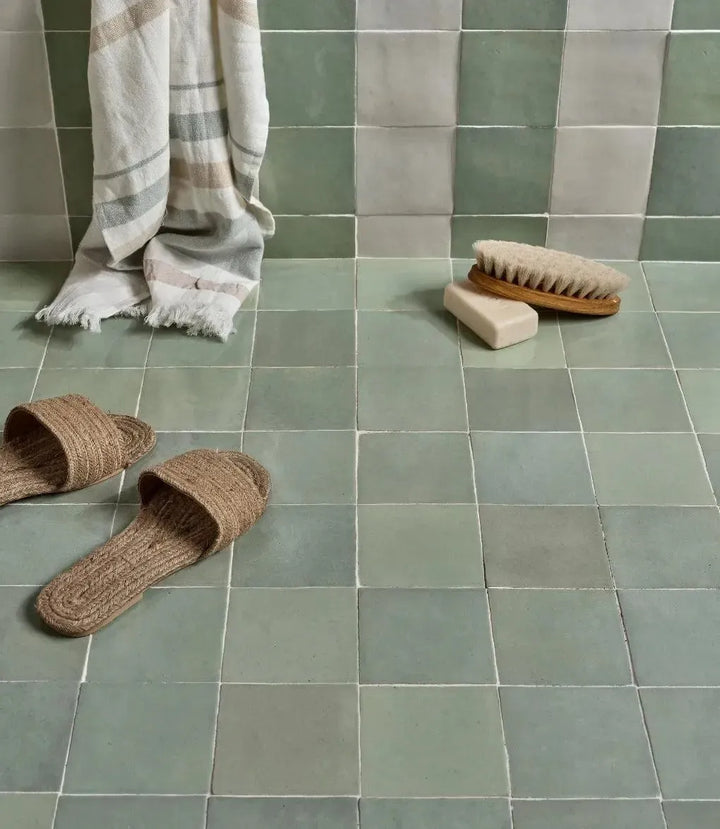 Journeyman Zellige Mint 10cm x 10cm