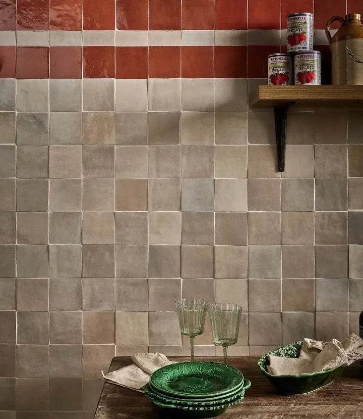 journeyman-zellige-clay-red | Journeyman Zellige Pelt by Baked Tiles featured in a beautiful interior