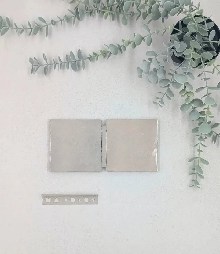 12mm-l-shape-sandstone-tile-trim-2-5m-length, kerakoll-fugabella-color-grout-44-greige-3kg | Baked Tiles