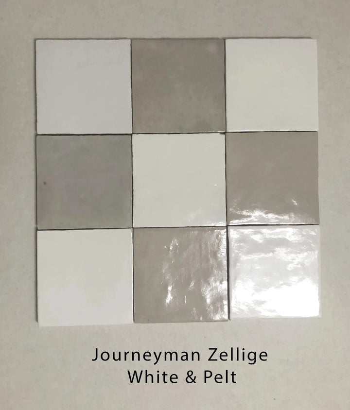 Journeyman Zellige Pelt 10cm x 10cm