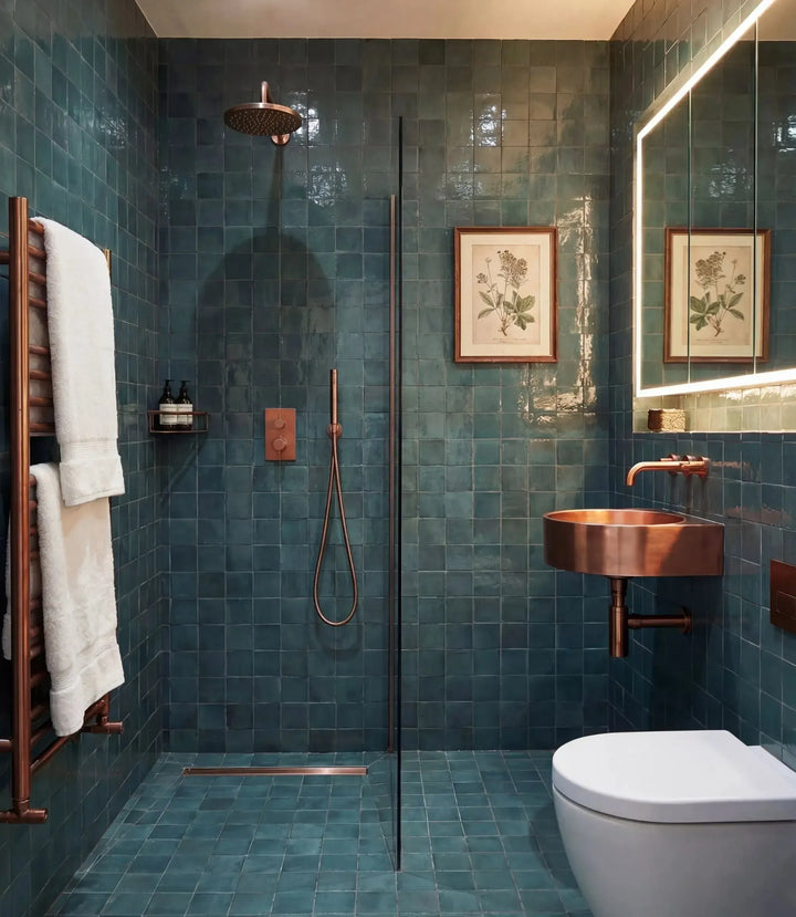 Journeyman Zellige Petrol 10 x 10cm