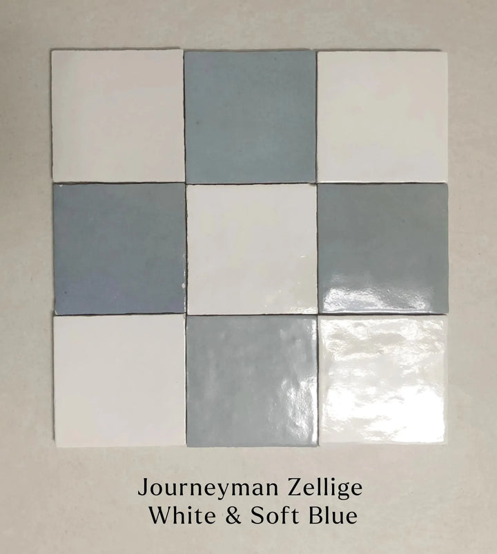 Journeyman Zellige Soft Blue 10cm x 10cm