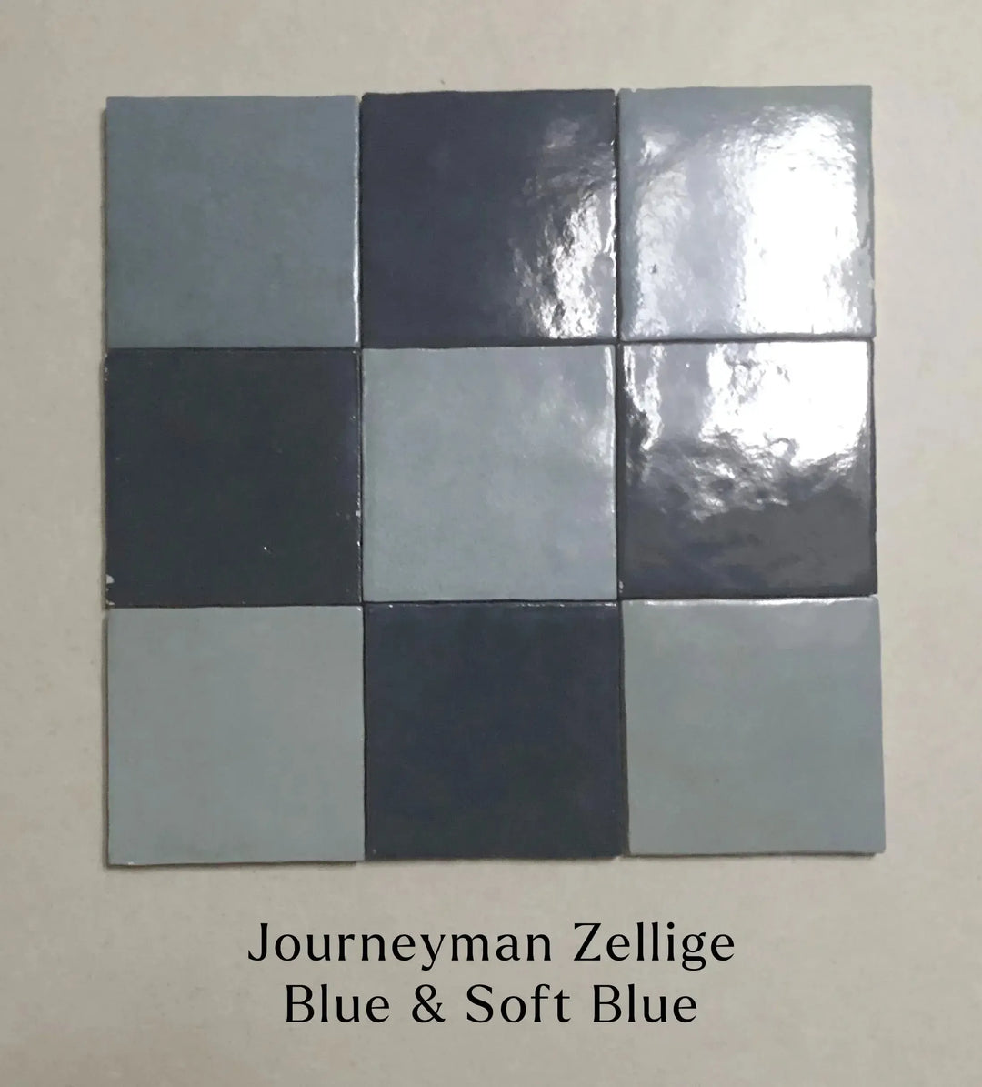 Journeyman Zellige Soft Blue 10cm x 10cm
