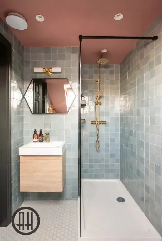 Journeyman Zellige Soft Blue 10cm x 10cm