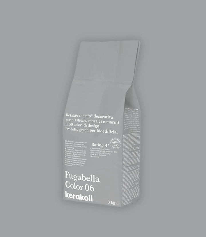 Kerakoll Fugabella Color Grout 06 Light Grey 3Kg