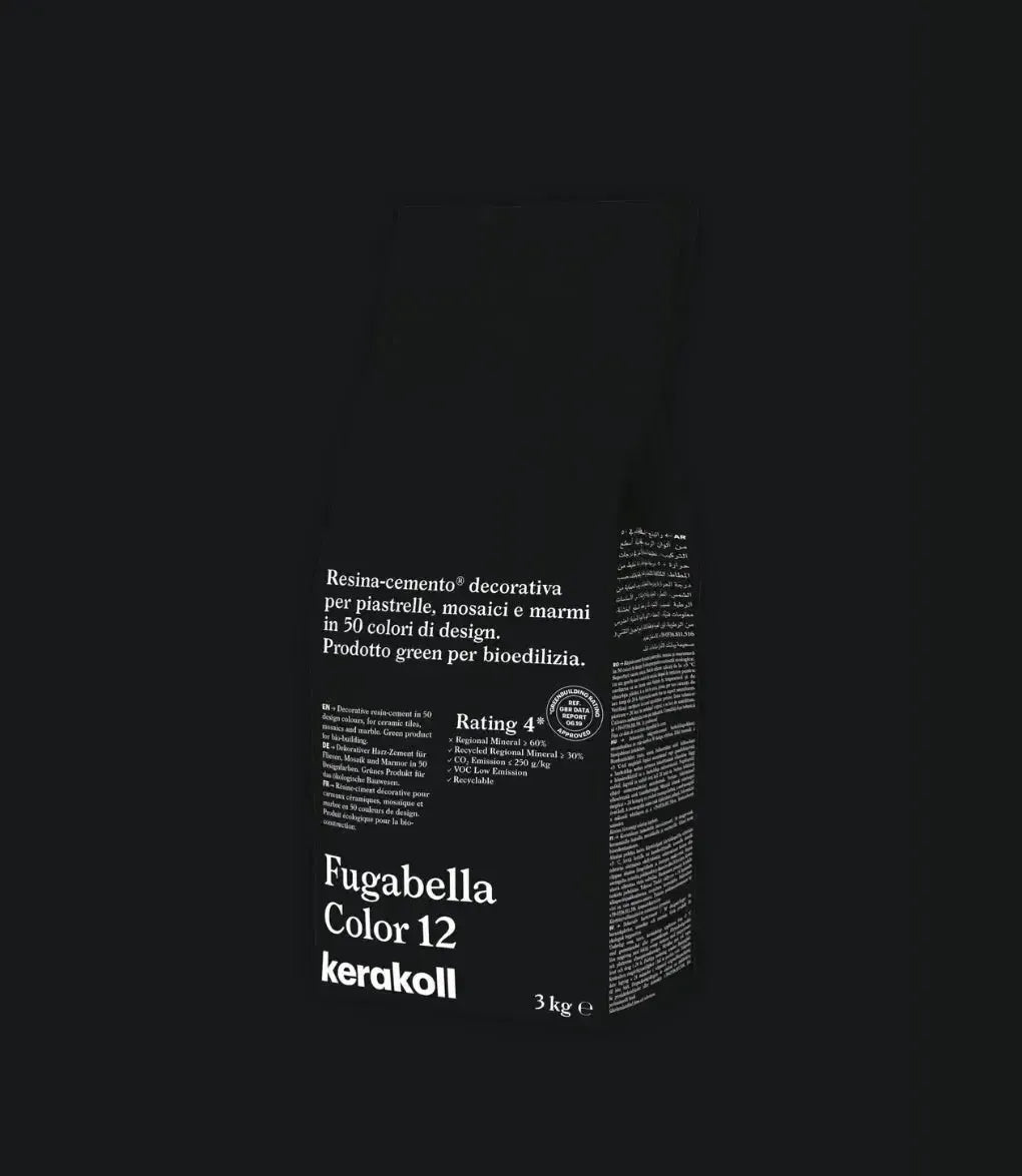 Kerakoll Fugabella Color Grout 12 Black 3Kg