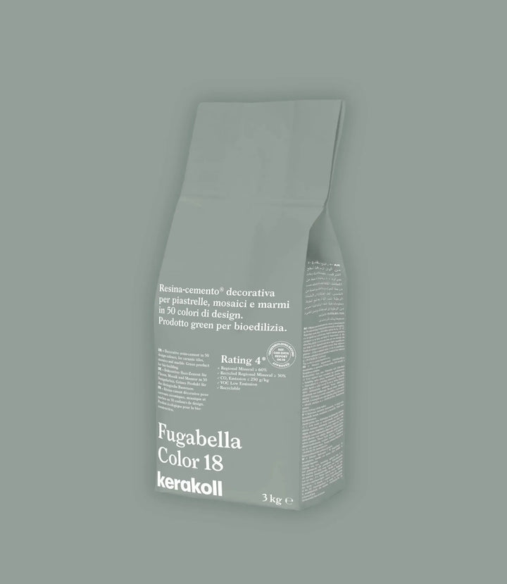 Kerakoll Fugabella Color Grout 18 Sage 3Kg