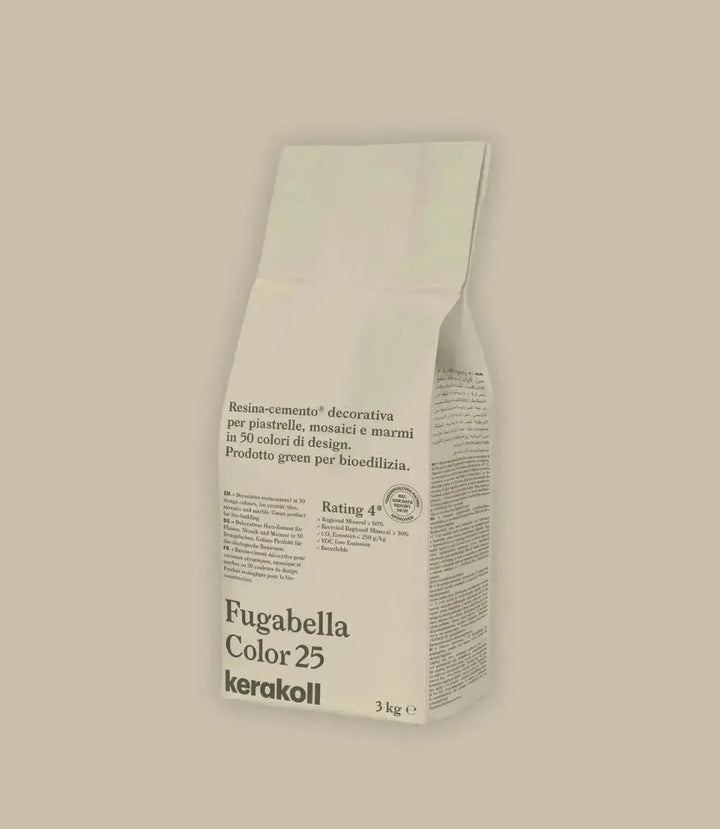 Kerakoll Fugabella Color Grout 25 Bath Stone 3Kg