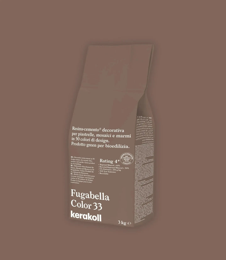 Kerakoll Fugabella Color Grout 33 Hot Chocolate 3Kg