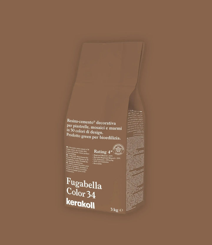 Kerakoll Fugabella Color Grout 34 Clay 3Kg