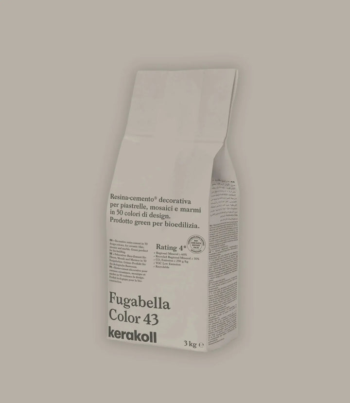 Kerakoll Fugabella Color Grout 43 Sand Stone Beige 3Kg