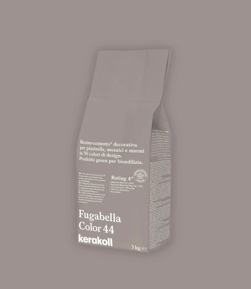 kerakoll fugabella color grout 44 greige 3kg