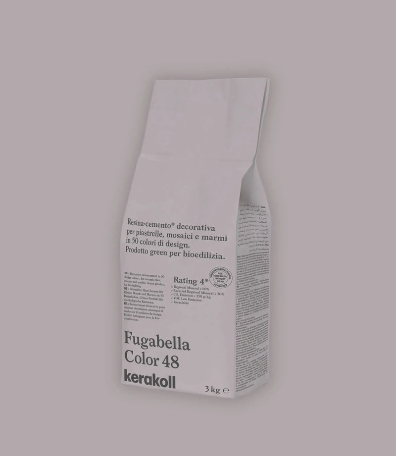 kerakoll fugabella color grout 48 lilac shadow 3kg