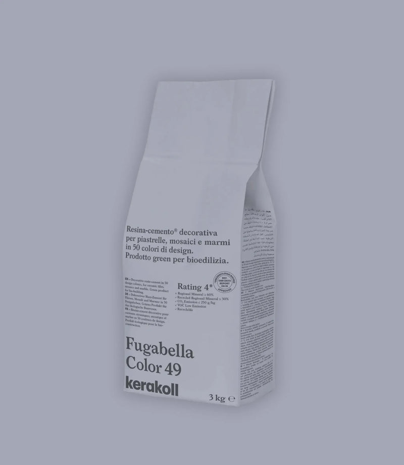 kerakoll fugabella color grout 49 dusty lilac 3kg