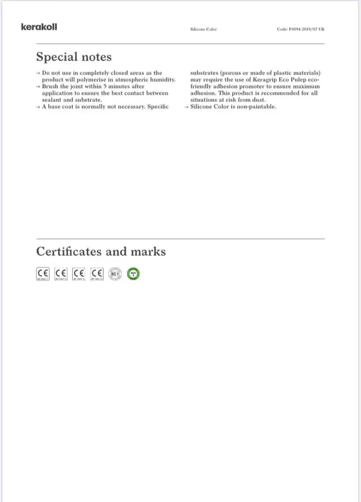 Kerakoll Silicone Colour 37 Beauvais Lilac 310ML