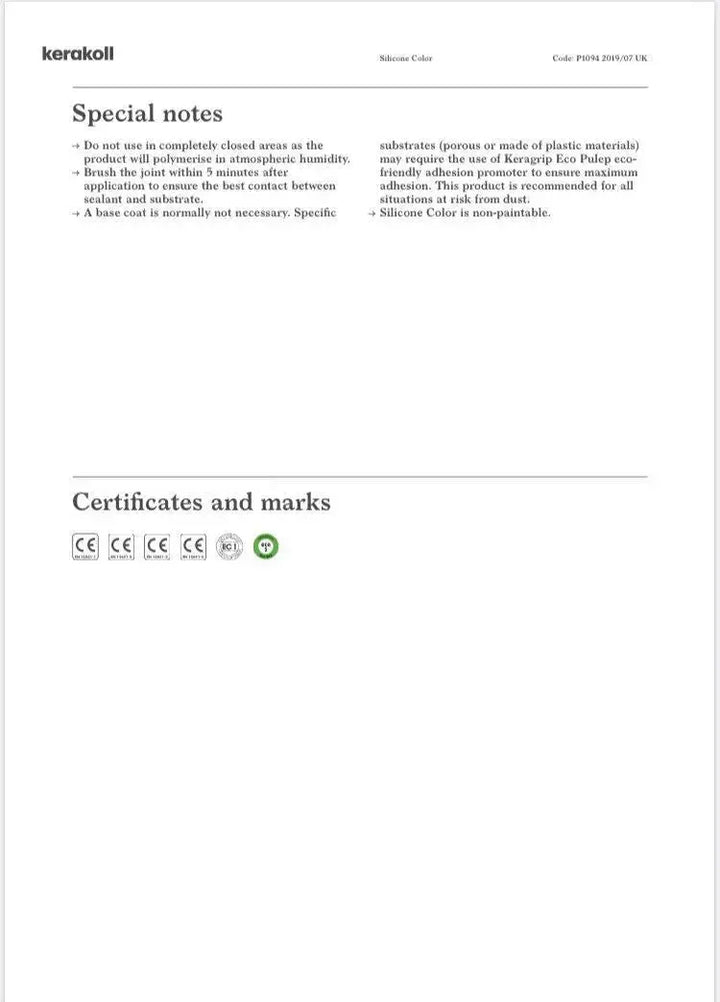 Kerakoll Silicone Colour 37 Beauvais Lilac 310ML