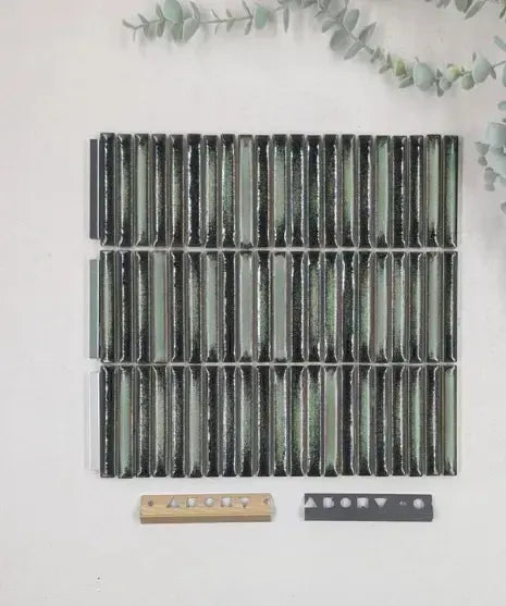 kitkat lustre forest 29 5cm x 28 4cm baked tiles