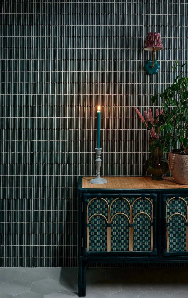 Curated Kitkat Lustre Teal 29.5cm x 28.4cm