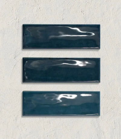 curated little bricks gloss blue 5cm x 15cm out