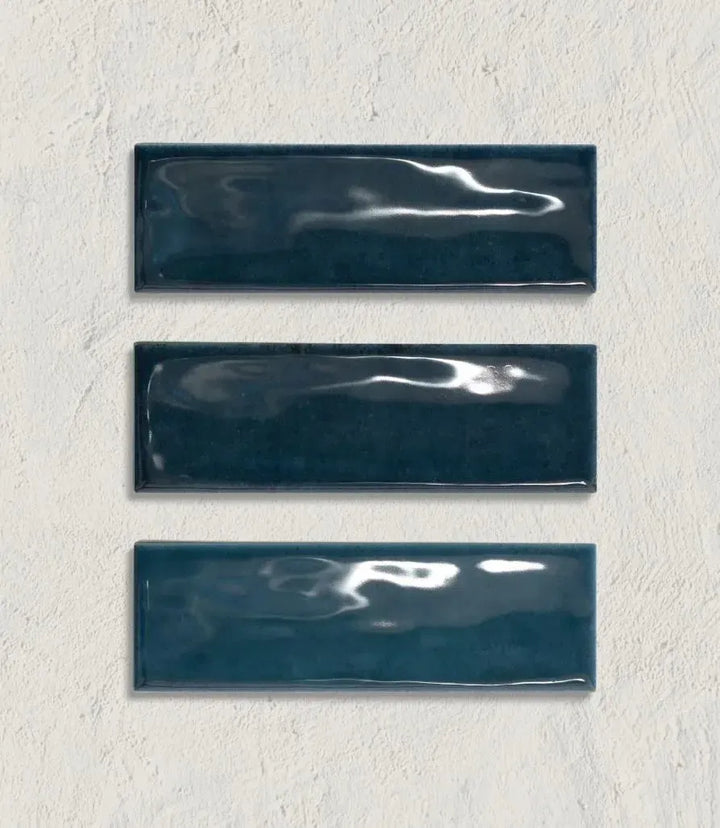 Curated Little Bricks Gloss Blue 5cm x 15cm - Out