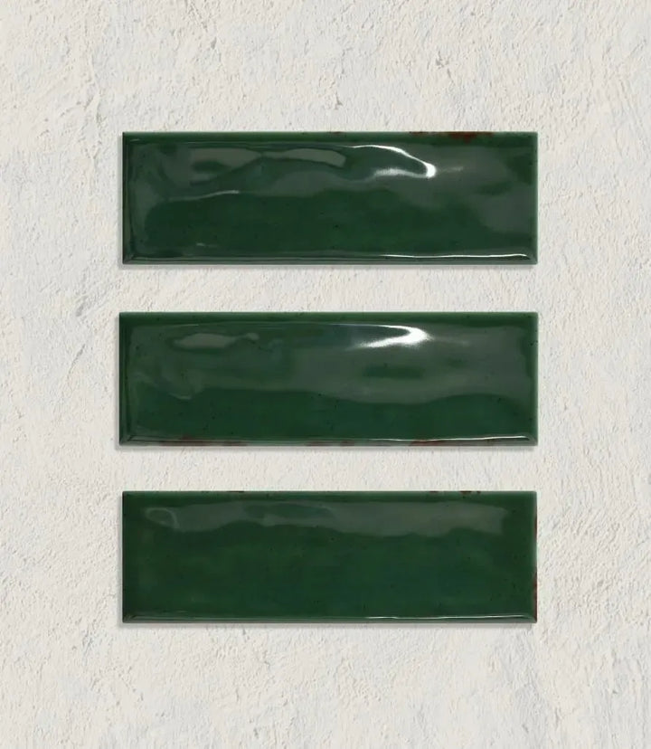 Curated Little Bricks Gloss Green 5cm x 15cm - Out