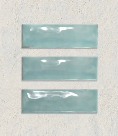 curated little bricks gloss sky 5cm x 15cm out