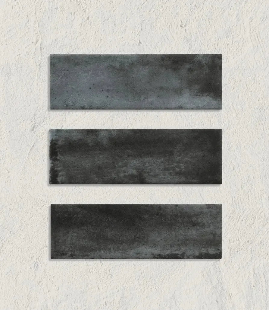 Curated Little Bricks Matt Graphite 5cm x 15cm - Out