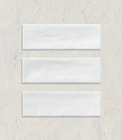 curated little bricks matt white 5cm x 15cm out