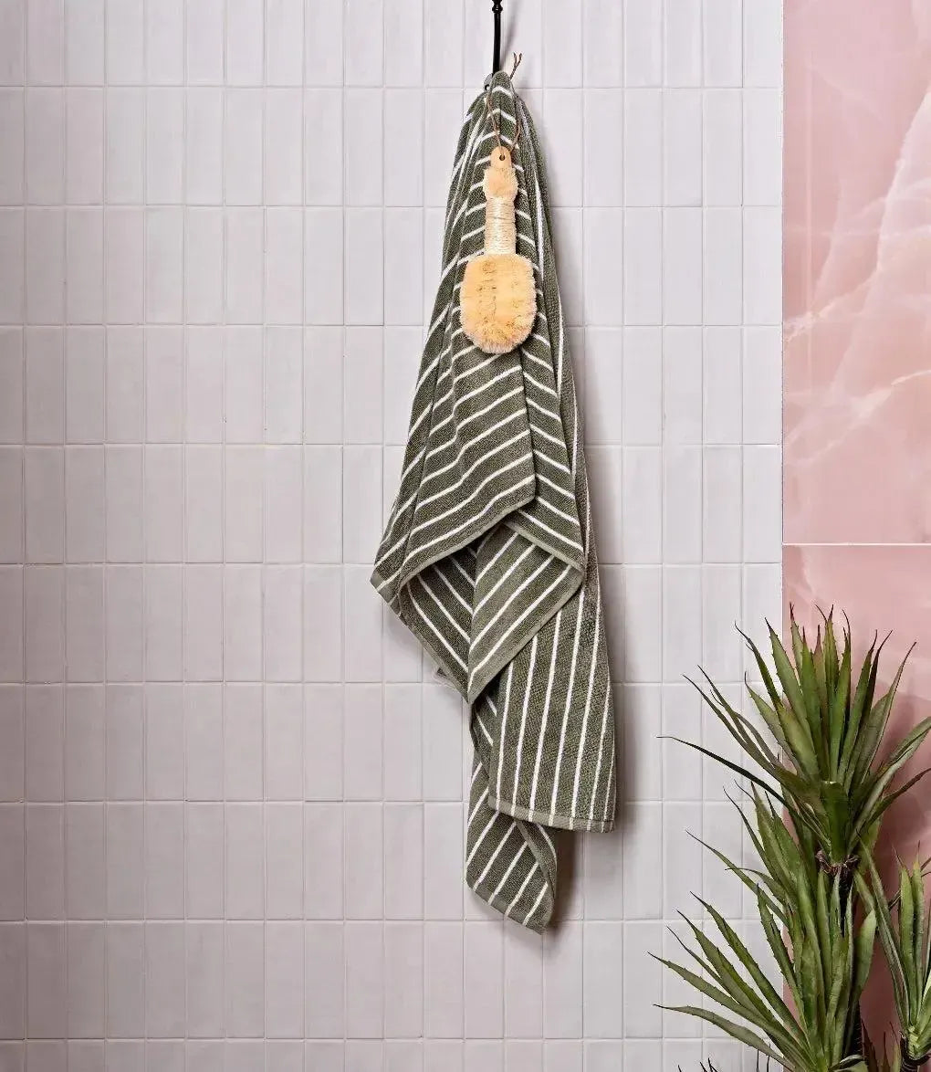  Curated Little Bricks Matt White 5cm X 15cm by Baked Tiles featured in a luxury bathroom