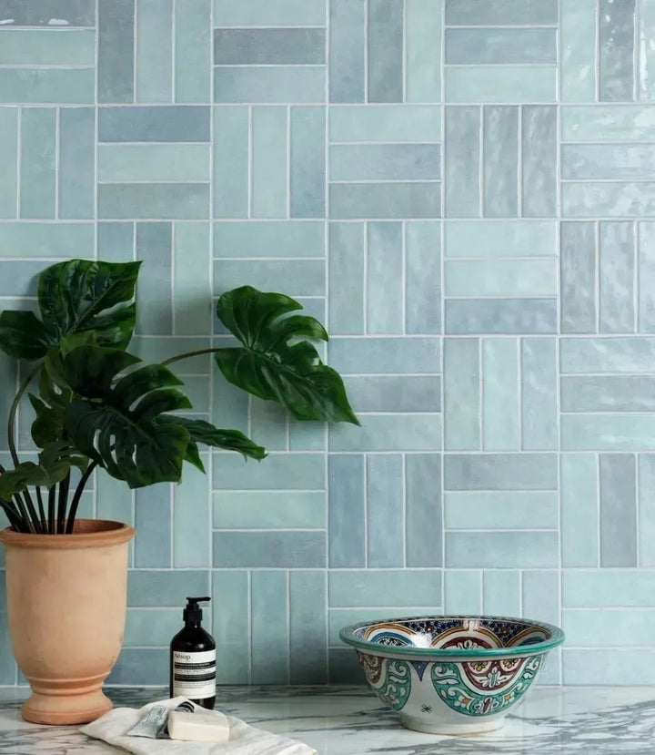 Little Italy Sky Blue 6.5cm x 20cm