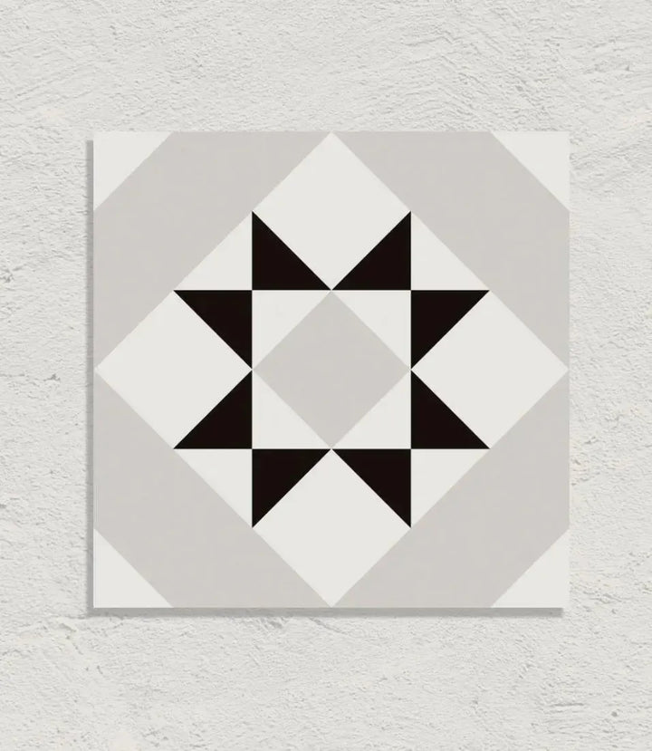 London Town Geo Smoke 20cm x 20cm