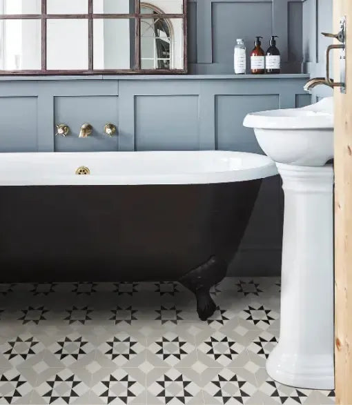 London Town Geo Smoke 20cm x 20cm