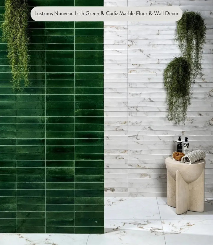 Lustrous Nouveau Irish Green 23.7cm x 5.7cm