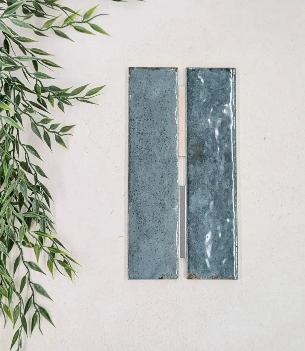 lustrous nouveau navy 23 7cm x 5 7cm baked tiles