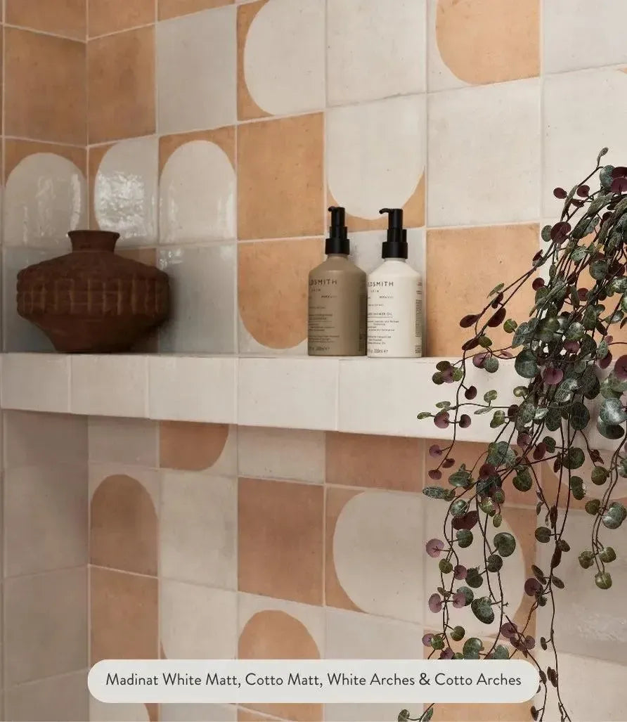 Madinat Cotto Arches Porcelain 15cm x 15xm