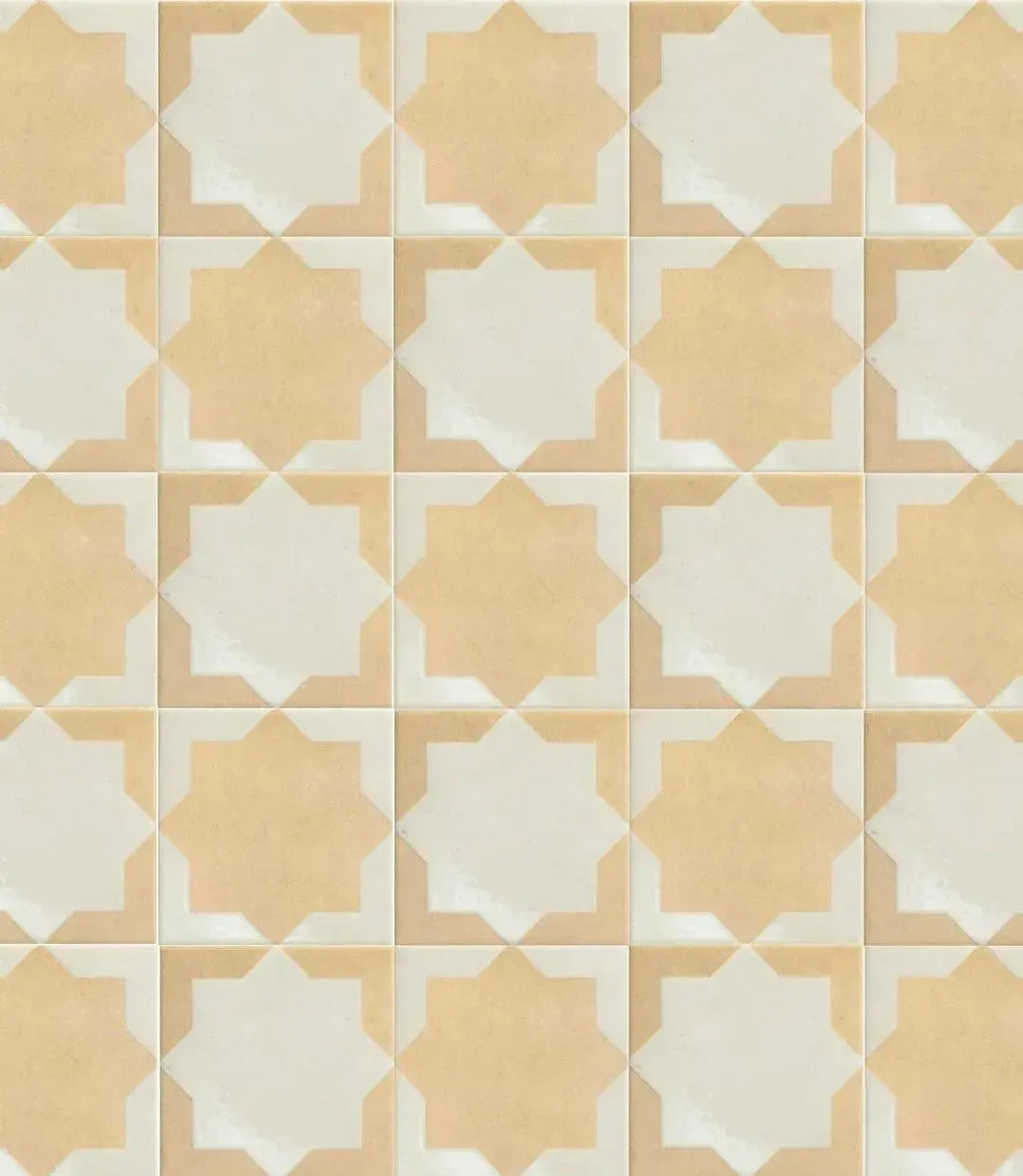 madinat white star porcelain 15cm x 15cm