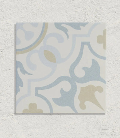 maison decor blue 20cm x 20cm