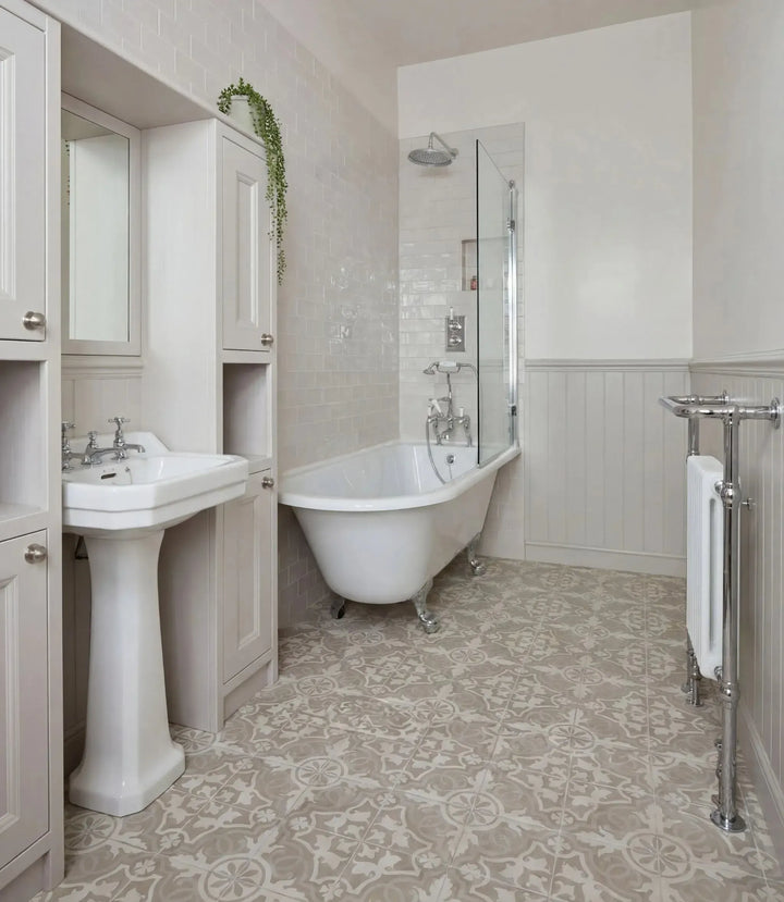 maison decor taupe 20cm x 20cm