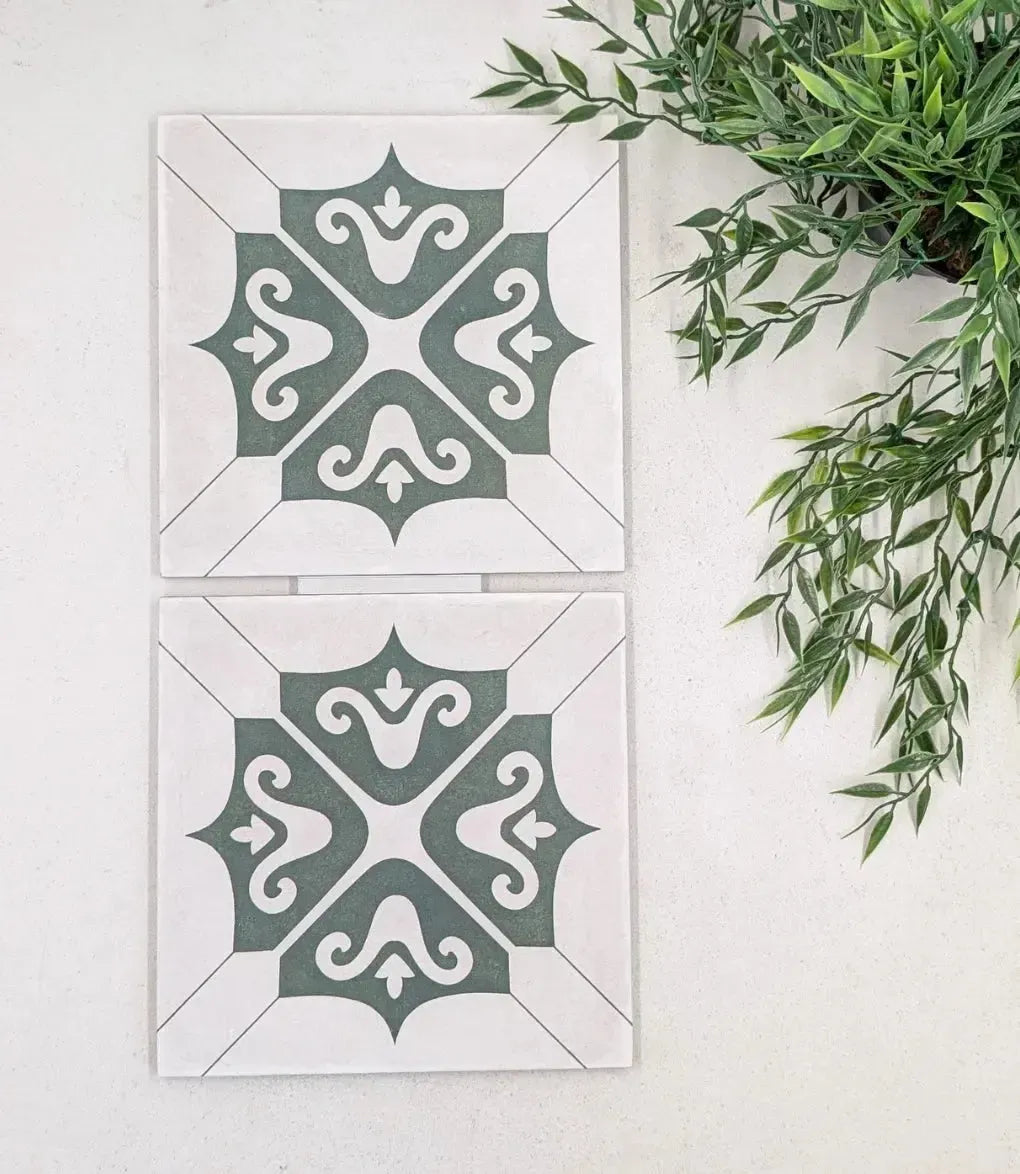 mano antigua kingdom 20cm x 20cm baked tiles